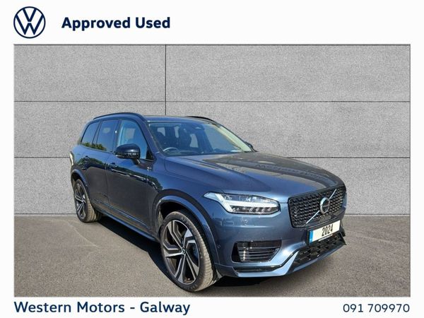 Volvo XC90 SUV, Petrol Plug-in Hybrid, 2024, Blue