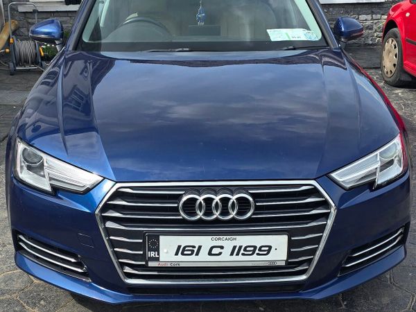 Audi A4 Saloon, Diesel, 2016, Blue