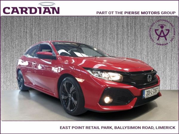 Honda Civic Hatchback, Petrol, 2020, Red