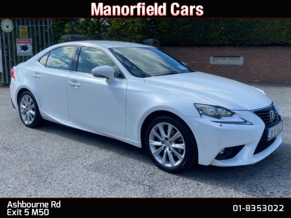 Lexus IS Saloon, Petrol Hybrid, 2015, White