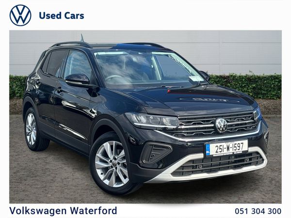 Volkswagen T-Cross Estate/Jeep, Petrol, 2025, Black