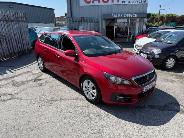 Peugeot 308 Estate, Diesel, 2020, Red