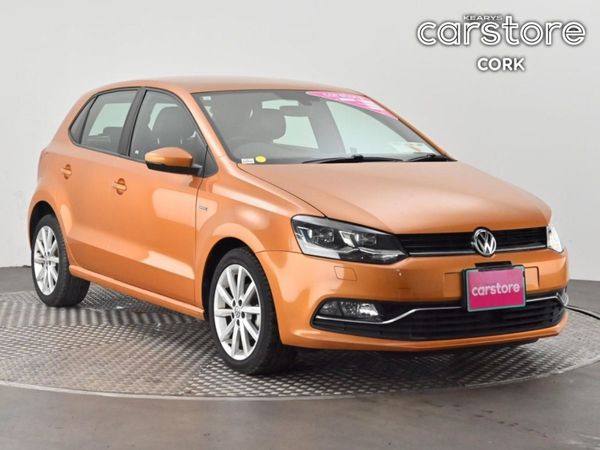 Volkswagen Polo Hatchback, Petrol, 2017, Orange