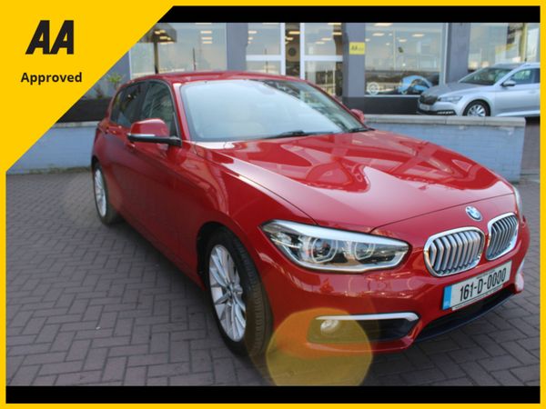 BMW 1-Series Hatchback, Petrol, 2016, Red