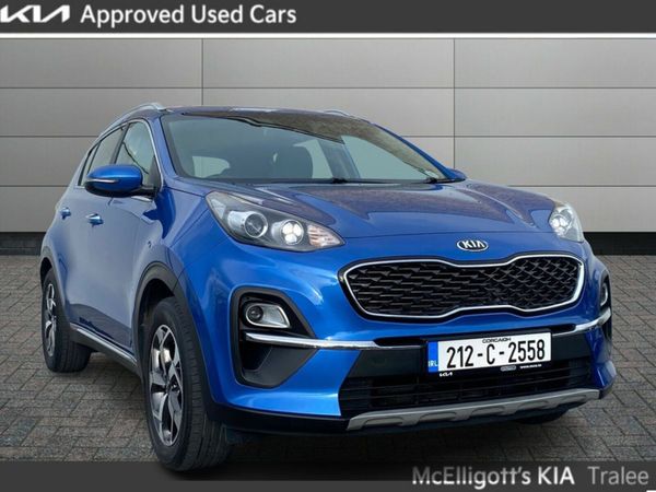 Kia Sportage SUV, Diesel Hybrid, 2021, Blue