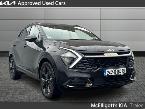 Kia Sportage SUV, Petrol Plug-in Hybrid, 2024, Black