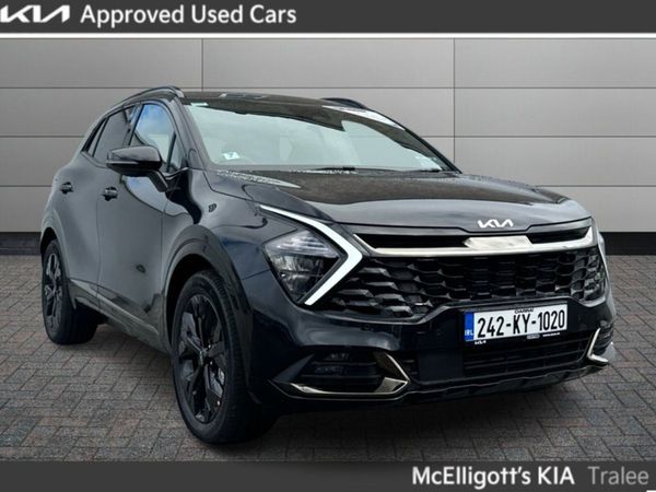 Kia Sportage SUV, Petrol Plug-in Hybrid, 2024, Black