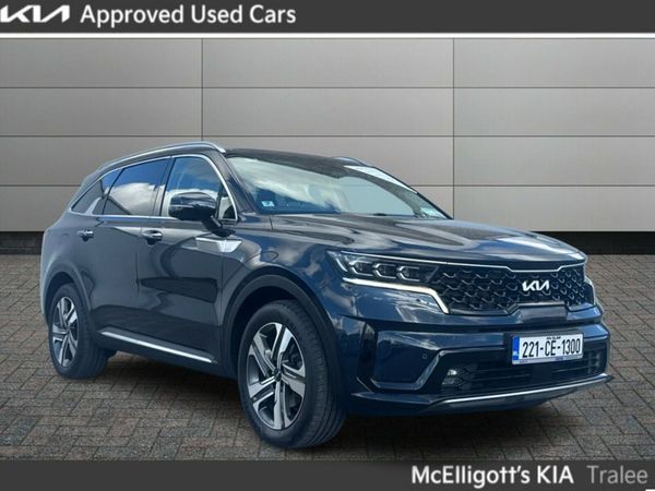 Kia Sorento SUV, Petrol Plug-in Hybrid, 2022, Blue