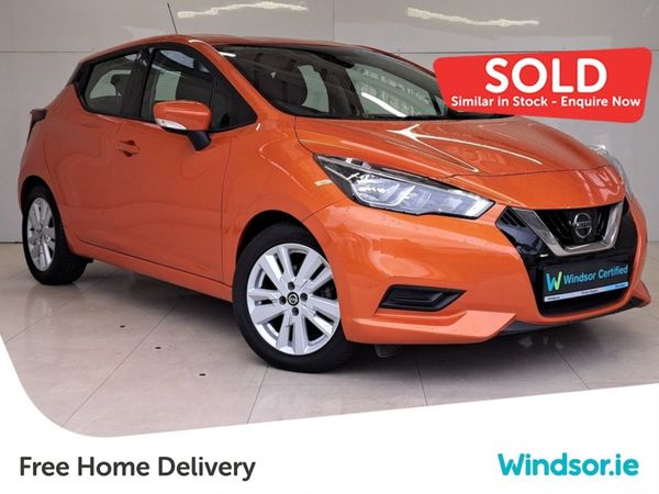 Nissan Micra Hatchback, Petrol, 2020, Orange