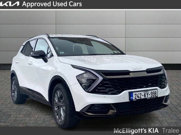 Kia Sportage SUV, Petrol Hybrid, 2024, White