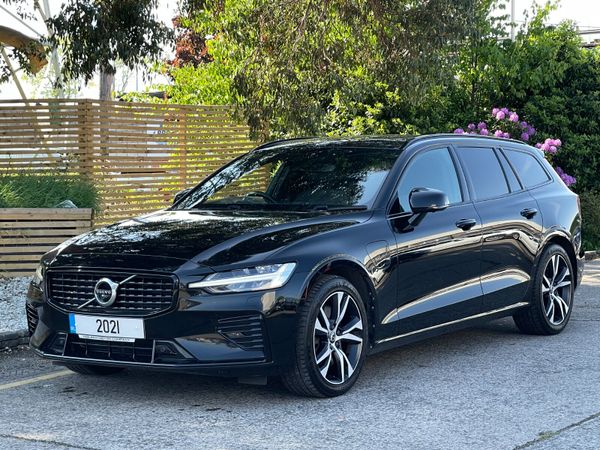 Volvo V60 Estate, Petrol Plug-in Hybrid, 2021, Black