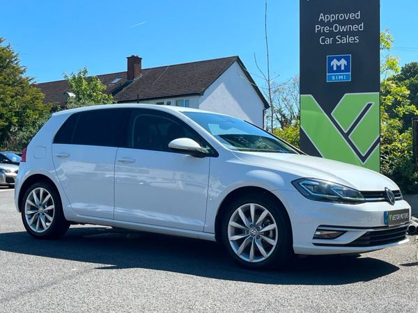 Volkswagen Golf Hatchback, Petrol, 2018, White
