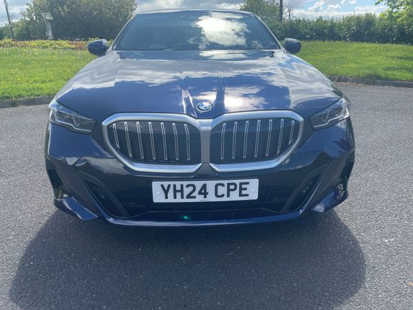 BMW 5-Series Saloon, Petrol Hybrid, 2024, Blue