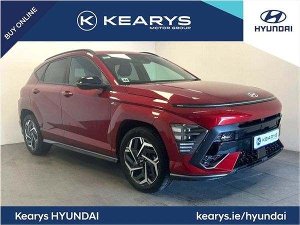 Hyundai KONA Crossover, Petrol Hybrid, 2025, Red