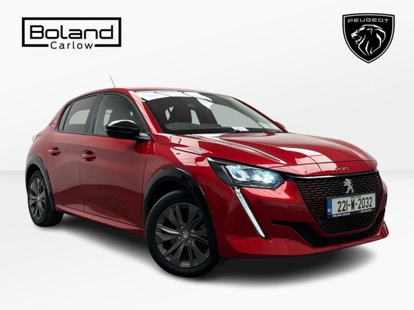 Peugeot 208 Hatchback, Electric, 2022, Red