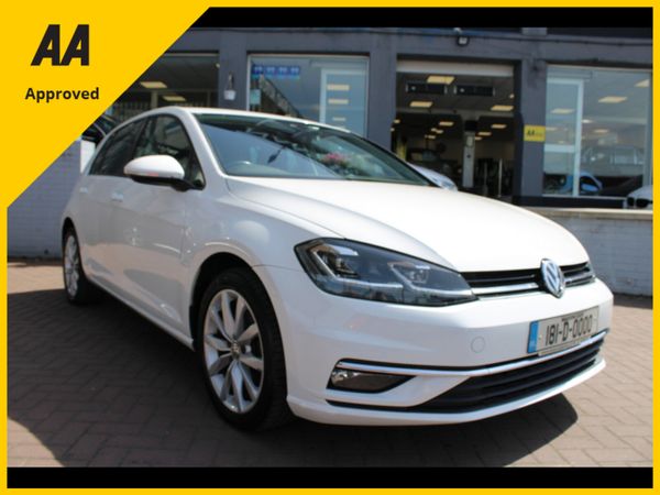 Volkswagen Golf Hatchback, Petrol, 2018, White