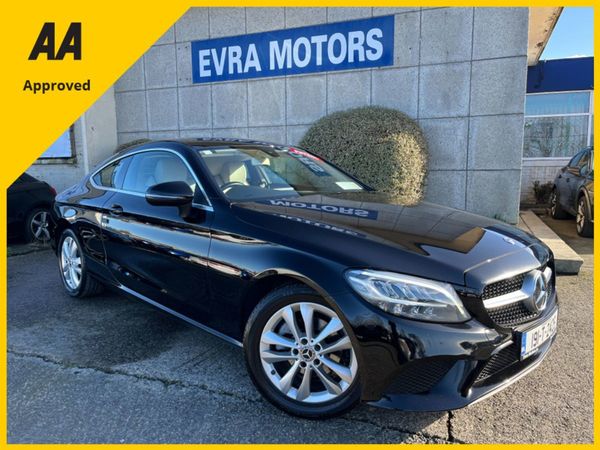 Mercedes-Benz C-Class Coupe, Petrol, 2019, Black