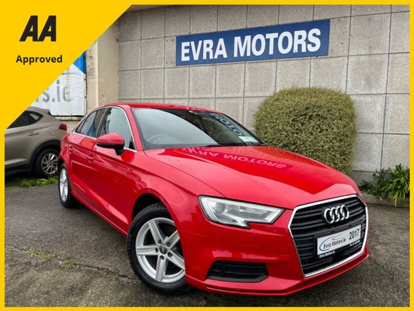 Audi A3 Saloon, Petrol, 2017, Red