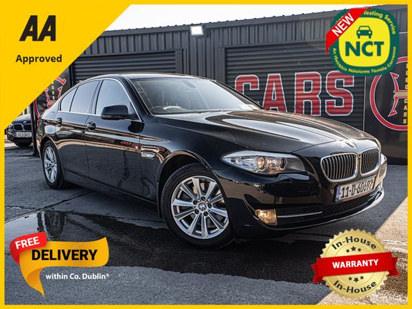 BMW 5-Series Saloon, Diesel, 2011, Black