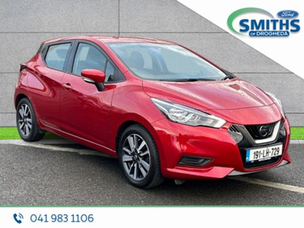 Nissan Micra Hatchback, Petrol, 2019, Red