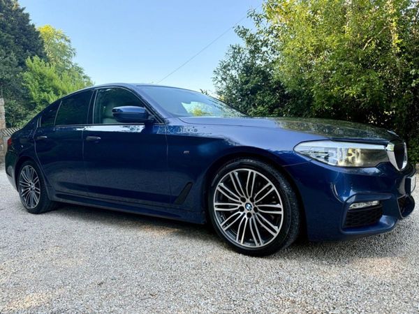 BMW 5-Series Saloon, Diesel, 2018, Blue
