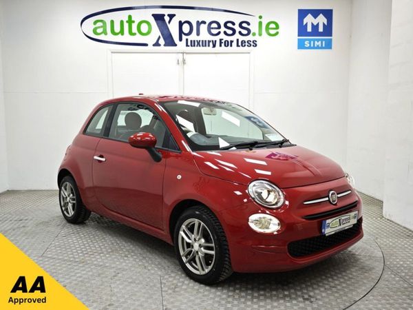 Fiat 500 Hatchback, Petrol, 2017, Red