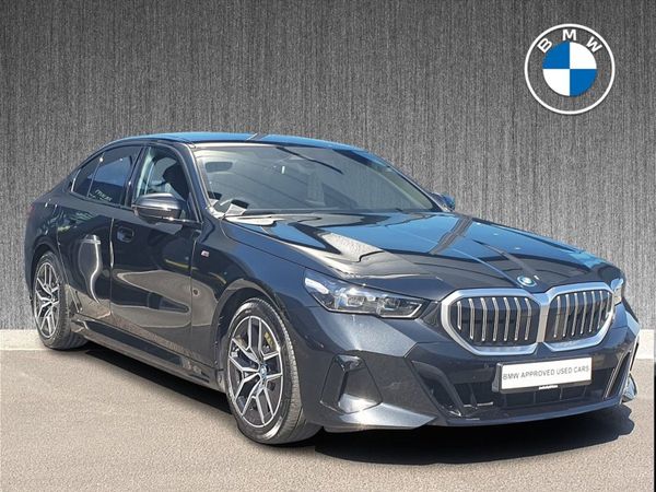 BMW 5-Series Saloon, Petrol Plug-in Hybrid, 2024, Black