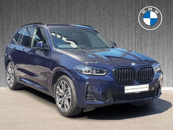 BMW X3 SUV, Petrol Plug-in Hybrid, 2023, Blue