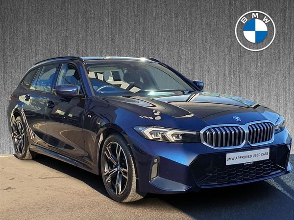 BMW 3-Series Estate, Petrol Plug-in Hybrid, 2024, Blue