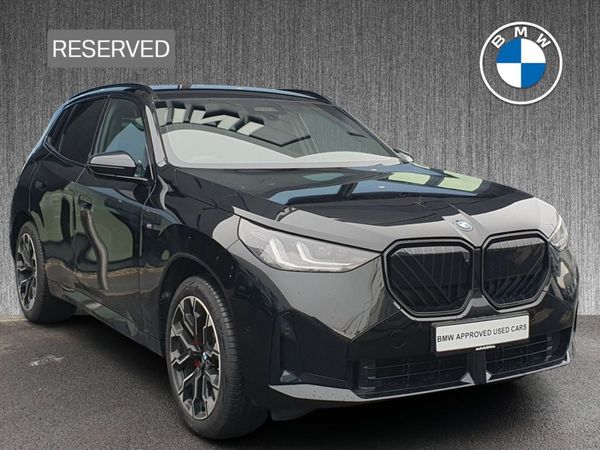 BMW X3 SUV, Diesel Hybrid, 2025, Black