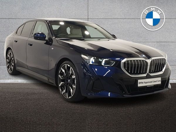 BMW 5-Series Saloon, Petrol Plug-in Hybrid, 2024, Blue