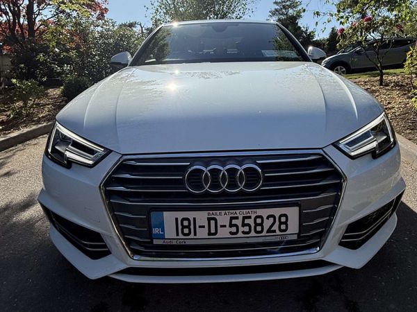Audi A4 Saloon, Petrol, 2018, White
