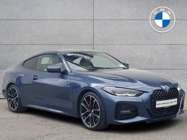 BMW 4-Series Coupe, Diesel Hybrid, 2022, Blue