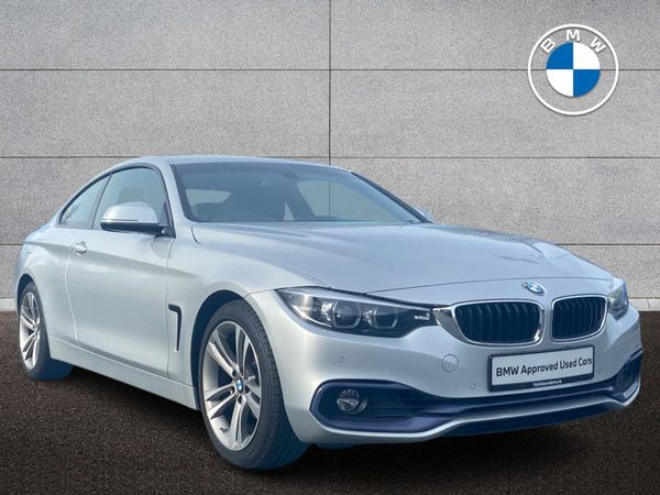 BMW 4-Series Coupe, Petrol, 2019, Silver