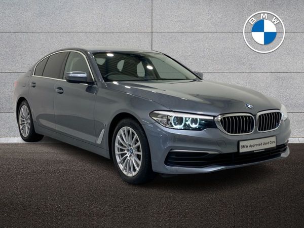 BMW 5-Series Saloon, Petrol Plug-in Hybrid, 2019, Blue