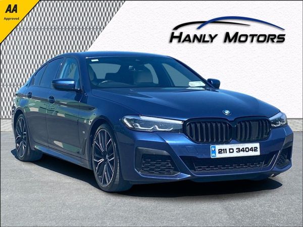 BMW 5-Series Saloon, Diesel, 2021, Blue