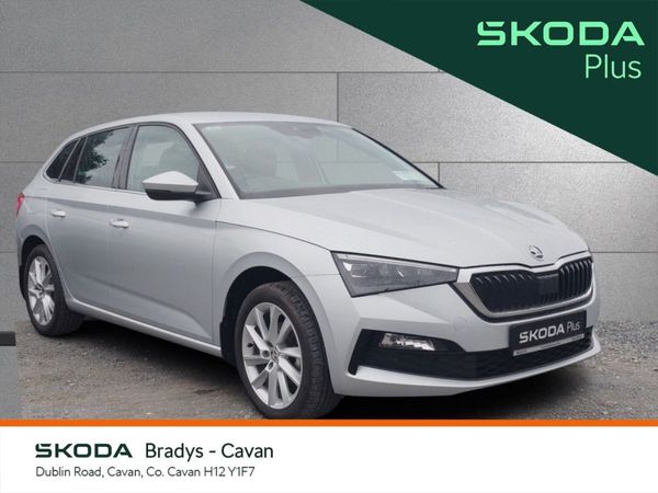 Skoda Scala Hatchback, Petrol, 2023, Silver