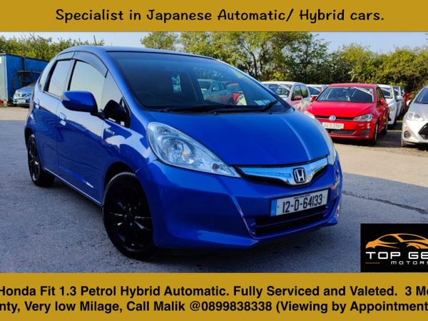 Honda Fit Hatchback, Petrol Hybrid, 2012, Blue