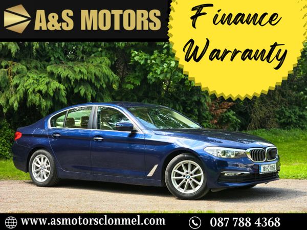 BMW 5-Series Saloon, Diesel, 2018, Blue