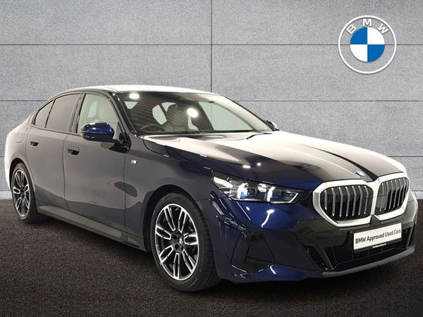 BMW 5-Series Saloon, Petrol Hybrid, 2024, Blue