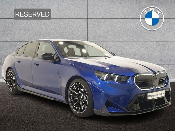 BMW M5 Saloon, Petrol Plug-in Hybrid, 2025, Blue