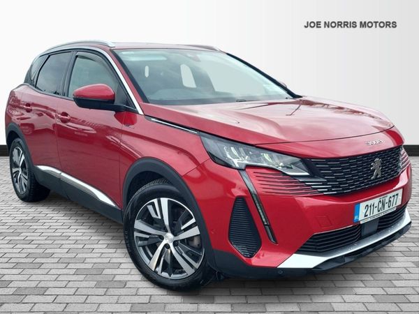 Peugeot 3008 MPV, Petrol Plug-in Hybrid, 2021, Red
