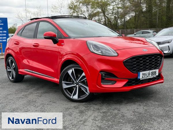 Ford Puma SUV, Petrol Hybrid, 2021, Red