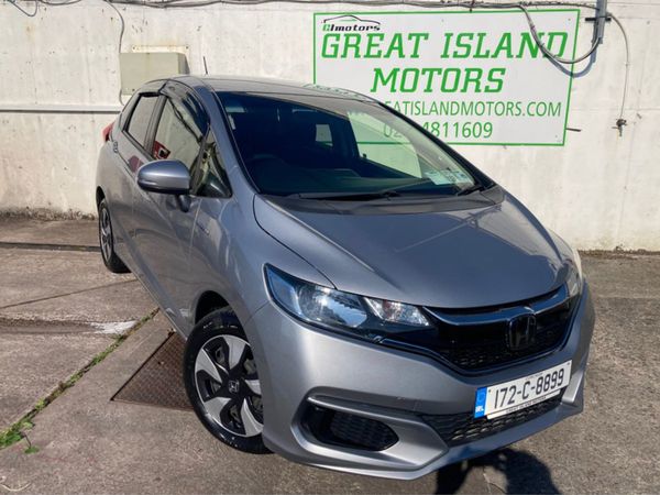Honda Fit Hatchback, Petrol Hybrid, 2017, Silver