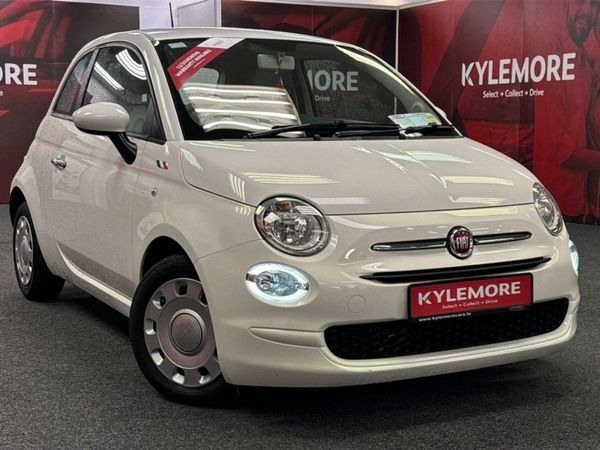 Fiat 500 Hatchback, Petrol, 2018, White