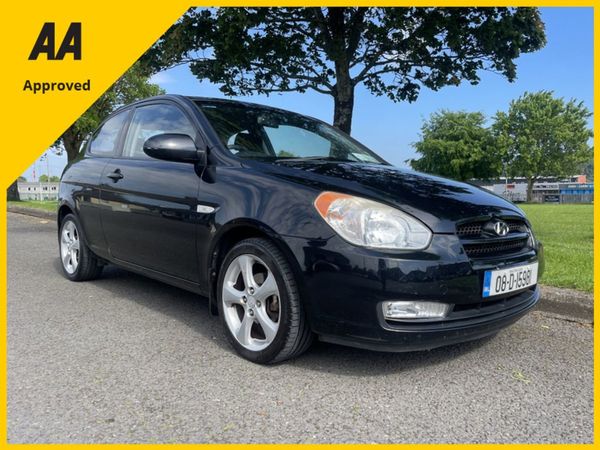 Hyundai Accent Hatchback, Petrol, 2008, Black