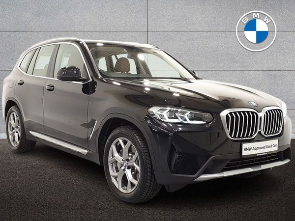 BMW X3 SUV, Petrol Plug-in Hybrid, 2025, Black