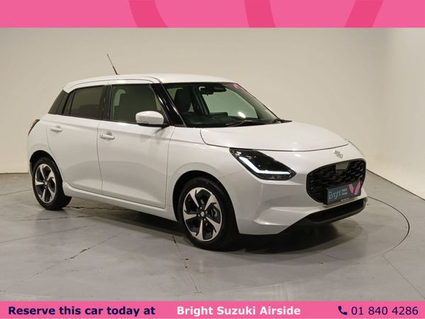 Suzuki Swift Hatchback, Petrol Hybrid, 2025, White