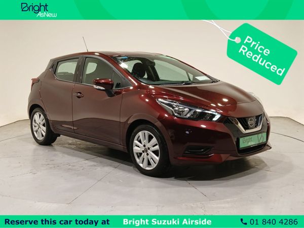 Nissan Micra Hatchback, Petrol, 2020, Red