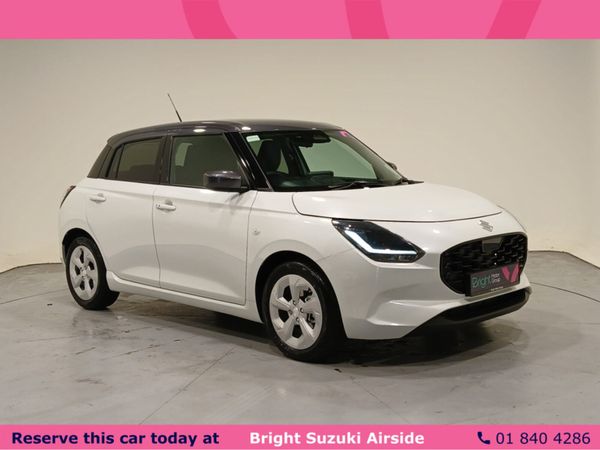 Suzuki Swift Hatchback, Petrol Hybrid, 2025, White